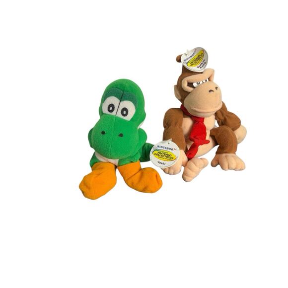 Nintendo 64 BD&A Plush Lot Yoshi Donkey Kong NWT Vintage Collectible Tags Bundle - Picture 5 of 6
